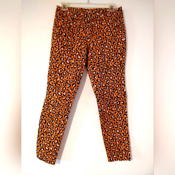 Old Navy women's ankle pixie pants leopard print - Picture 1 of 3